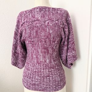 NWT 2B Bebe Knit Batwing Sleeve Sweater